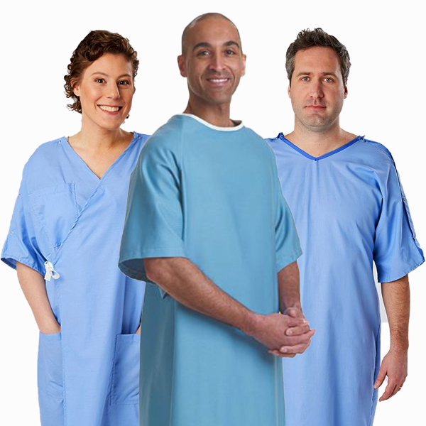 Patient Gowns, Patient Wear, Patient Dress, Patient Uniforms - -Hospital Uniforms