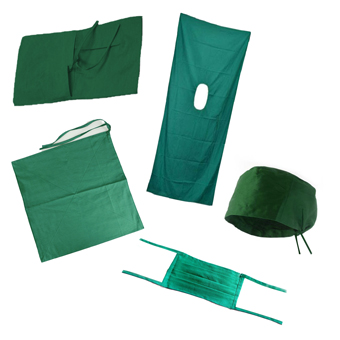 Surgical Clothing - Surgical Drapes - Hole Towels - Mask- Cap  -Hospital Uniforms