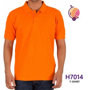 Orange T-Shirt 7014-Polo-T-shirts-Collar-T-shirts-in-hyderabad