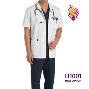 Doctor Coat Half Sleeves Lab Coat