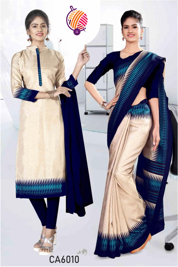 Ladies uniform sarees on sale